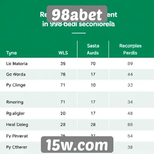 Comparativo entre 98abet e concorrentes do setor